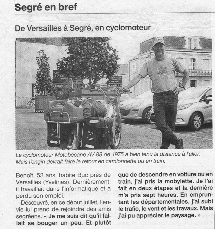 Ouest-France, 5 juillet 2011